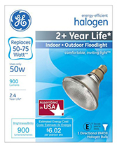 62714   GE Halo Bulb Par 38 50W