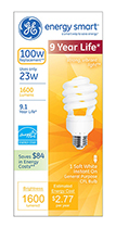 GE 23W Mini Fluo Bulb