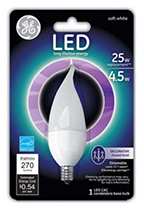 GE 4.5W WHT LED Bulb