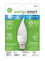 68167   GE FROS LED MED BULB