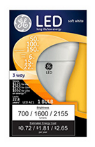 92119   GE Bulb 6/22W 3WY LED