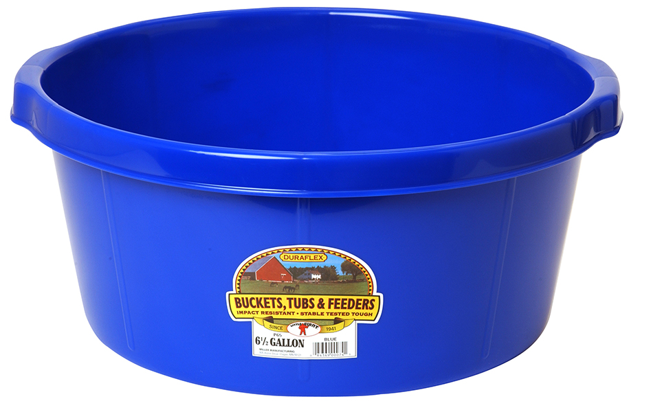 P65B    Feeder Tub 6-1/2GL BLUE