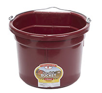 P8FB    Pail Flat/Back 8QT Burg