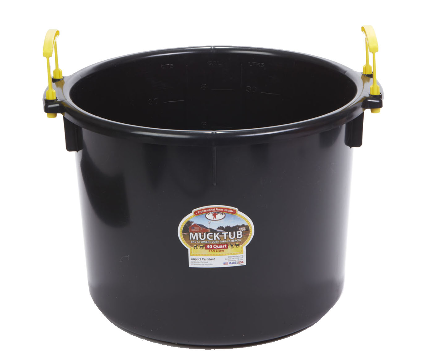 PSB40B  Muck Tub 40QT BLK