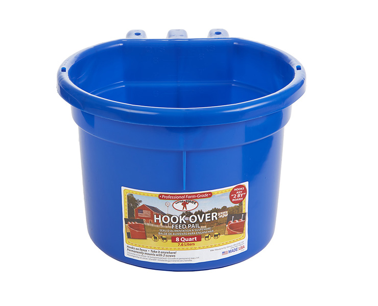 CPH-B   Calf Pail W/Hk 8QT BLUE