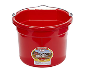 P8FB    Pail Flat/Back 8QT RED