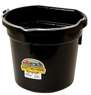 P20FB   BUCKET 20QT F/BACK BLK