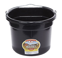 P8FB    Pail Flat/Back 8QT BLK