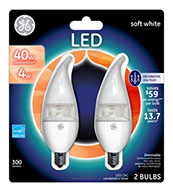 GE2PK 4W Deco LED Bulb