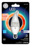 37865   GE Bulb LED 4W WHT CA11