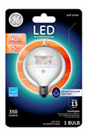 37180&nbsp;&nbsp; GE Bulb 5W SW G16 LED