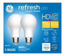 96712   GE Bulb 17W Day A21 2PK