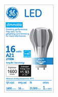 92498&nbsp;&nbsp; GE Bulb LED 16W GU24