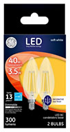 23155&nbsp;&nbsp; GE Bulb 3.5W LED BC 2PK
