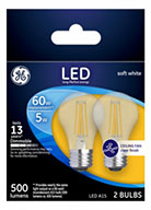 23444&nbsp;&nbsp; GE Bulb 5W LED Fan 2PK