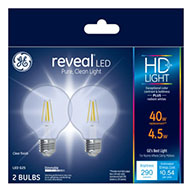 92252&nbsp;&nbsp; GE Bulb 3.2W LED Rev 2PK