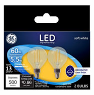 24547&nbsp;&nbsp; GE Bulb 5.5W SW G16