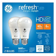 98280   GE Bulb Day6W A19 HD 2PK