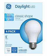 99192   GE Bulb 8W Day AG 4PK