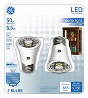 29076&nbsp;&nbsp; GE Bulb 5W WHTPar16 2PK