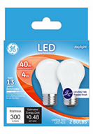 28392&nbsp;&nbsp; GE Bulb 4W Day A15 2PK