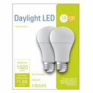 2PK 13W Day A21 Bulb