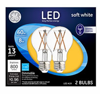 37674&nbsp;&nbsp; GE Bulb S/W 7W LED 2PK