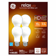 98261&nbsp;&nbsp; GE Bulb 6W SW A19 4PK