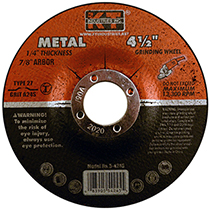 5-4245  GRINDING WHEEL 4.5"X1/4