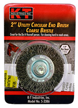 5-3386  Brush Cir/End 2" Coarse