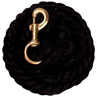 35-35213  LEAD ROPE, BLACK W/SB