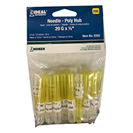 9362C   NEEDLE 20GX1/2 POLY 25PK