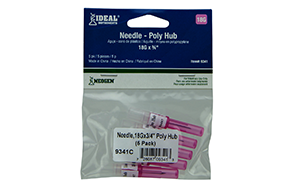 9341C   NEEDLE 18GX3/4 POLY  5PK