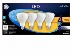 40925&nbsp;&nbsp; GE Bulb 10W SW R30 4PK