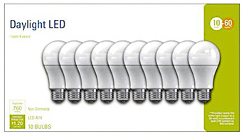 93098&nbsp;&nbsp; GE Bulb 10W Day A19 10PK