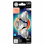 GE 3PK 6.5W CLR Bulb