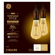42200&nbsp;&nbsp; GE Bulb 6W WW ST19 2pk