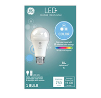 GE 9W A21 Col Chan Bulb
