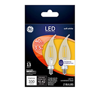 GE2PK 3.5W SW Flam Bulb