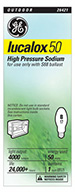 26421&nbsp;&nbsp; GE Bulb 50W CLR Sodium