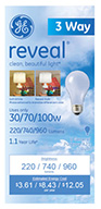 97784&nbsp;&nbsp; GE Bulb 3W 30/70/100W
