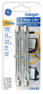97673   GE Lamp 300W QTZ 2PK