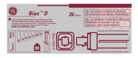 GE 26W Comp Fluo Bulb