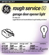 72529   GE Bulb 60W Rough Serv