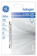 19379&nbsp;&nbsp; GE Bulb Halo 300W CLR DE