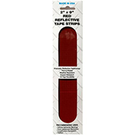 2RS-4   Red Reflector Strips 4pk