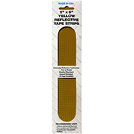 2YS-4   YLW Reflector Strips 4pk