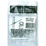 A39     Post Clips 3/8" 20PK