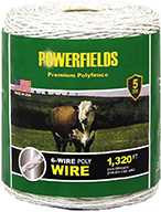 EW615-1320 POLYWIRE 6W 1320'WHT