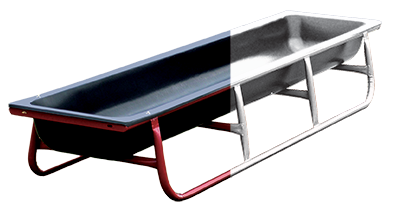 SFB-11  Feed Bunk RED/GALV.POLY
